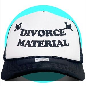 Divorce Material Trucker Hat
